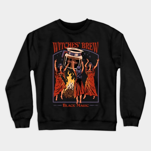 Witches' Brew Crewneck Sweatshirt by Steven Rhodes